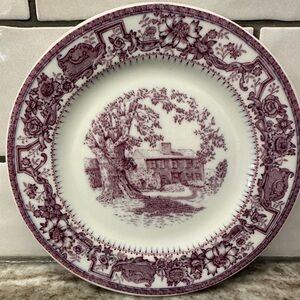 Hartwell Farm 5.5” plate ~ Lincoln Mass ~ Walker China